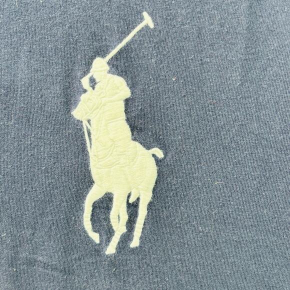 Polo by Ralph Lauren Dark Blue Tee with White Logo - Picture 4 of 10